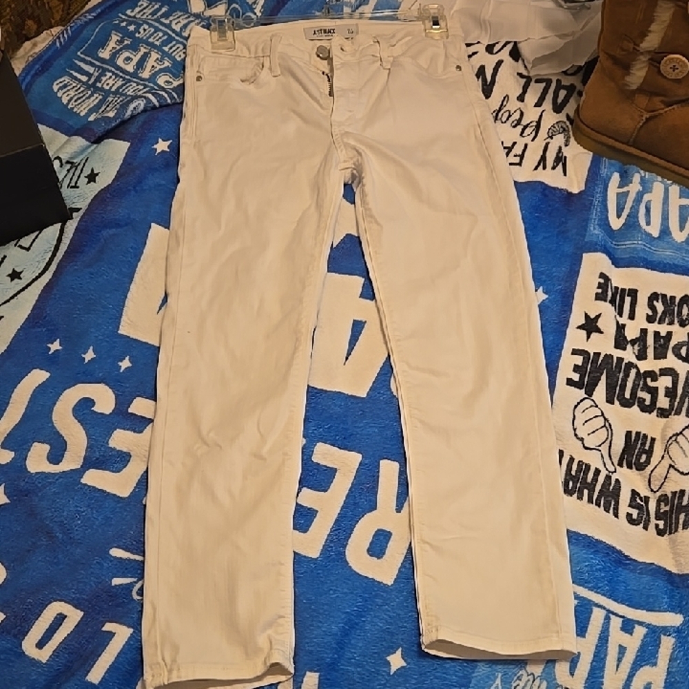 Just Black White Denim Jeans